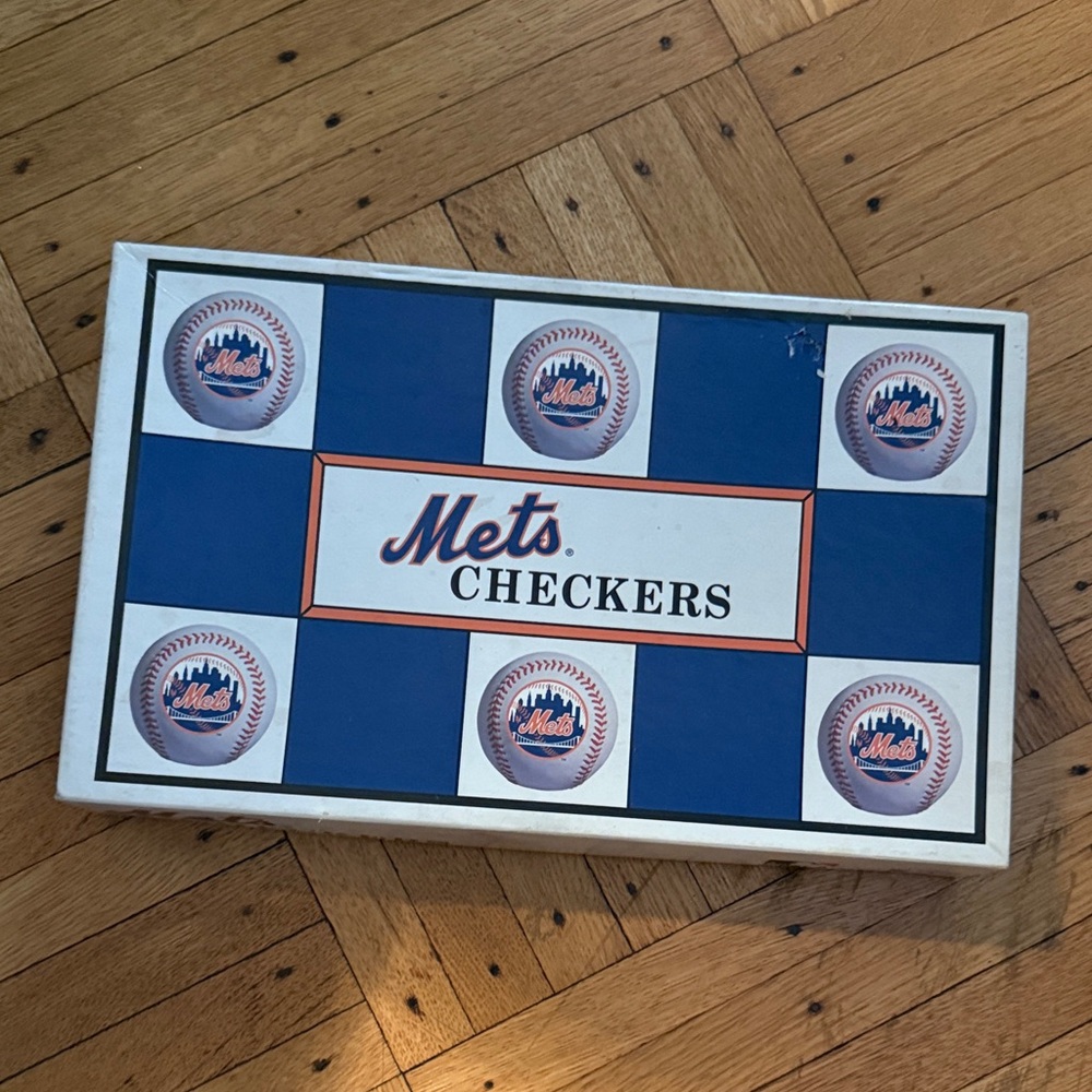 Mets Checkers Game Set